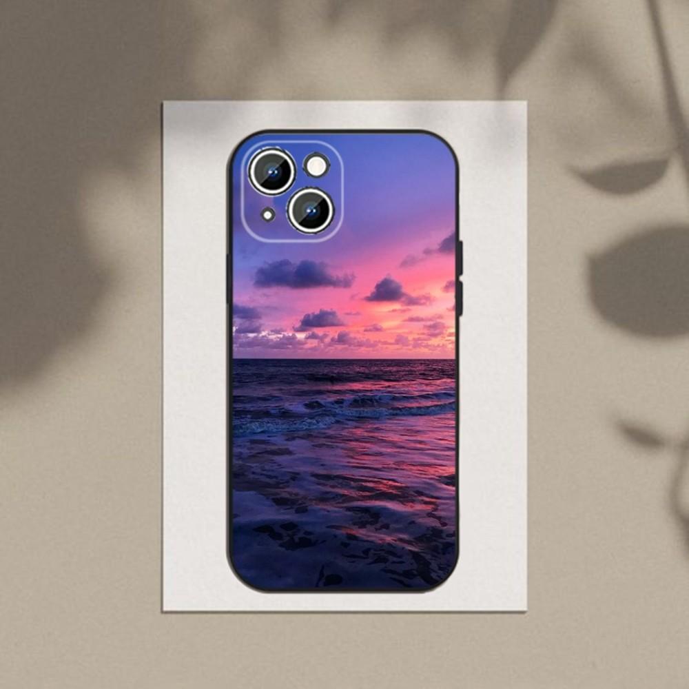Ультратонкий чехол из ТПУ Snow Mountain для iPhone 6-16ProMax/SamsungS7-S24Ultra/Redmi13TPro - ударопрочный, устойчивый к царапинам, рельефный чехол CameraSafe