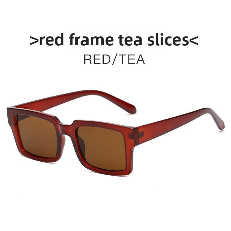 Vintage Square Sunglasses For Men And Women With Uv400 Protection Sun Shield For Travel And Fashion