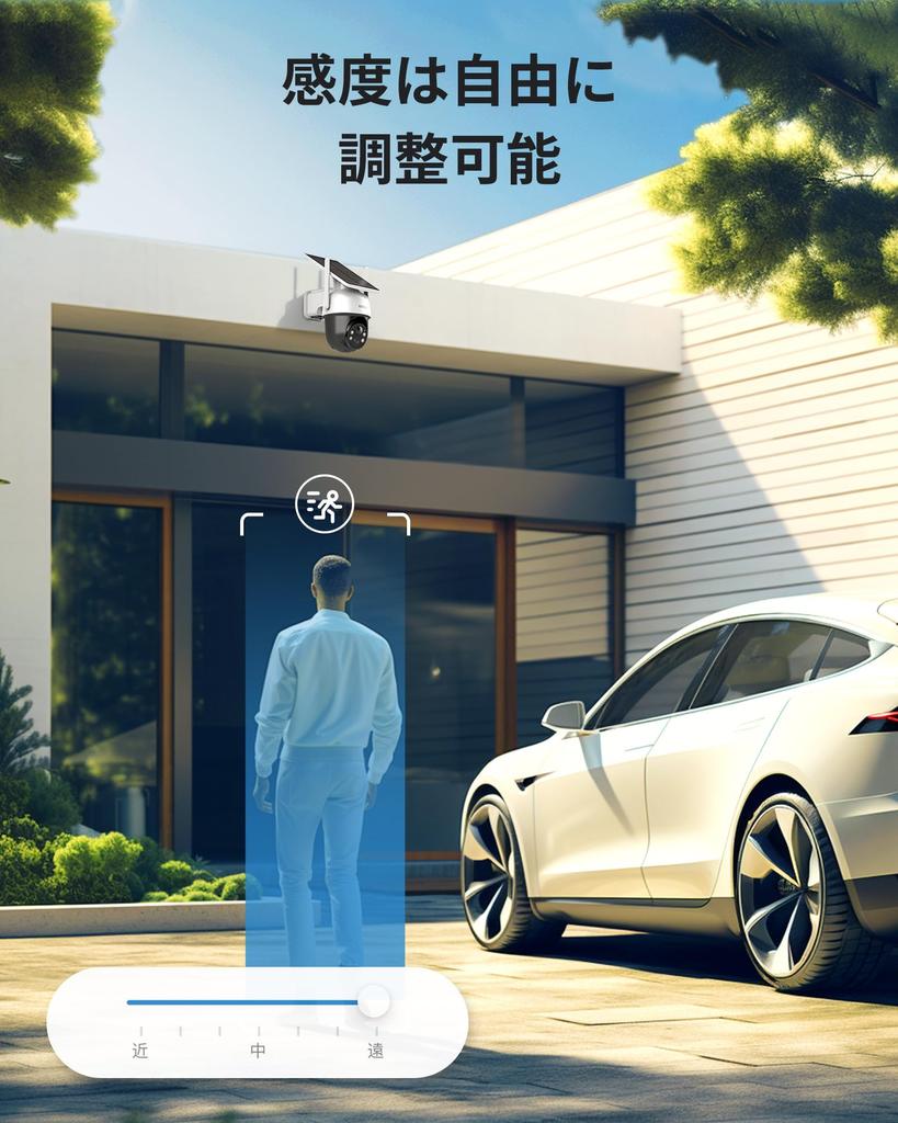 Aosu Security Solar Wide WiFi 2K 3 Million High IP66 Human Body Automatic Fully Night Color Voice Sound and Light Family Event SD Recording Alexa 2024