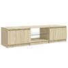 Vidaxl Szafka Pod Tv, Z Led, Dąb Sonoma, 140 X 40 X 35,5 Cm