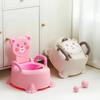 Bear-Shaped Potty Training Chair for Toddlers (1-3 Years) - Detachable Cartoon Baby Toilet Seat Anti-Slip Design for Home Use