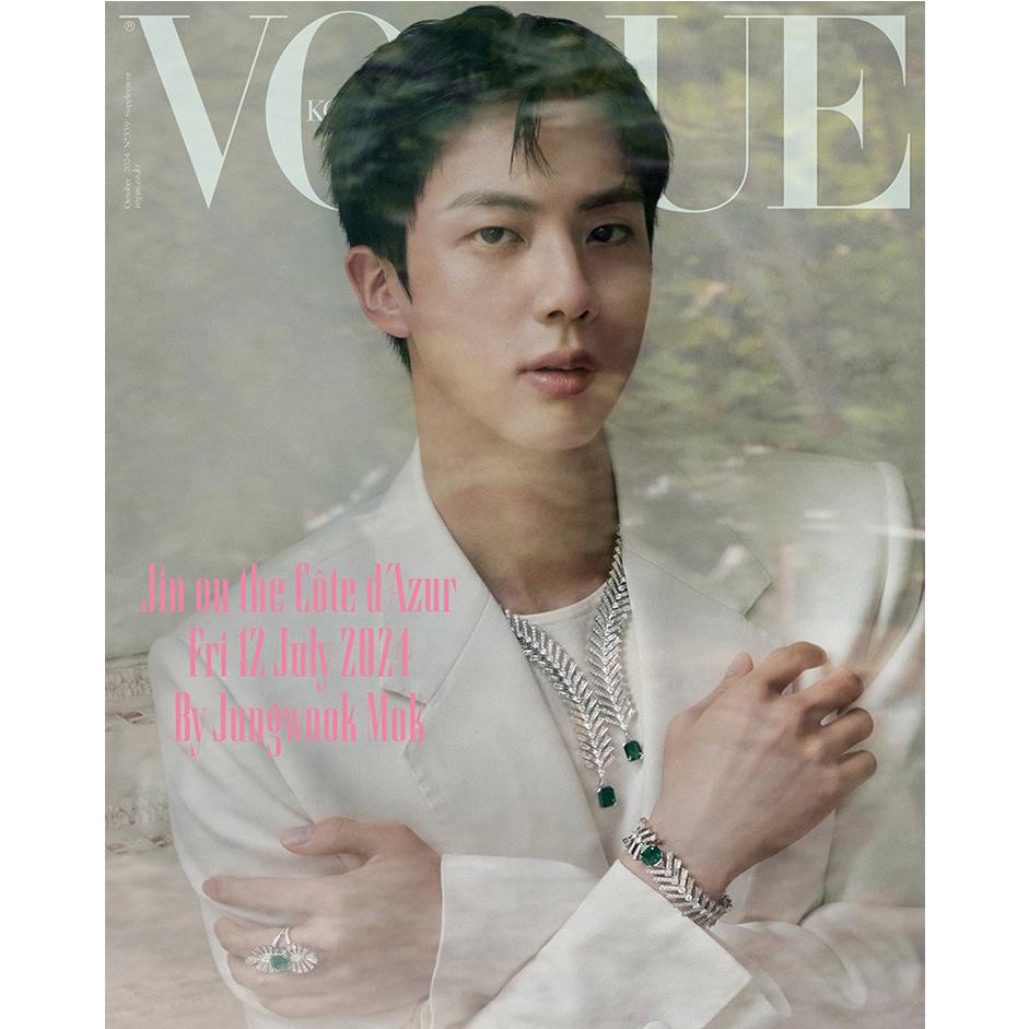 VOGUE Korea 2024 Октябрь Blackpink LISA, BTS JIN, K POP, K STAR, KFASHION, KBEAUTY