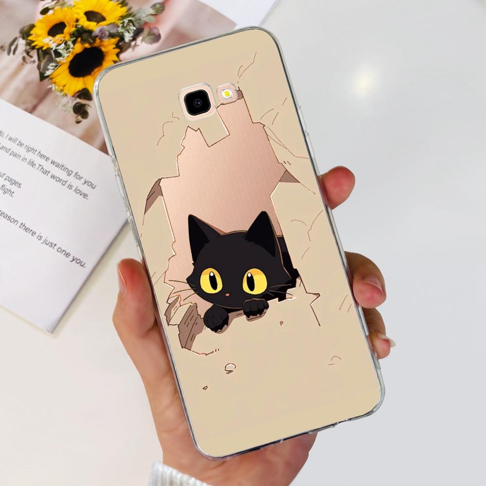 Для Samsung J4 Plus Чехол J415 SM-J415F Силиконовый Чехол Популярный Цветок Прозрачный ТПУ Мягкий Бампер Для Samsung Galaxy J4 2018 J4+ Чехлы