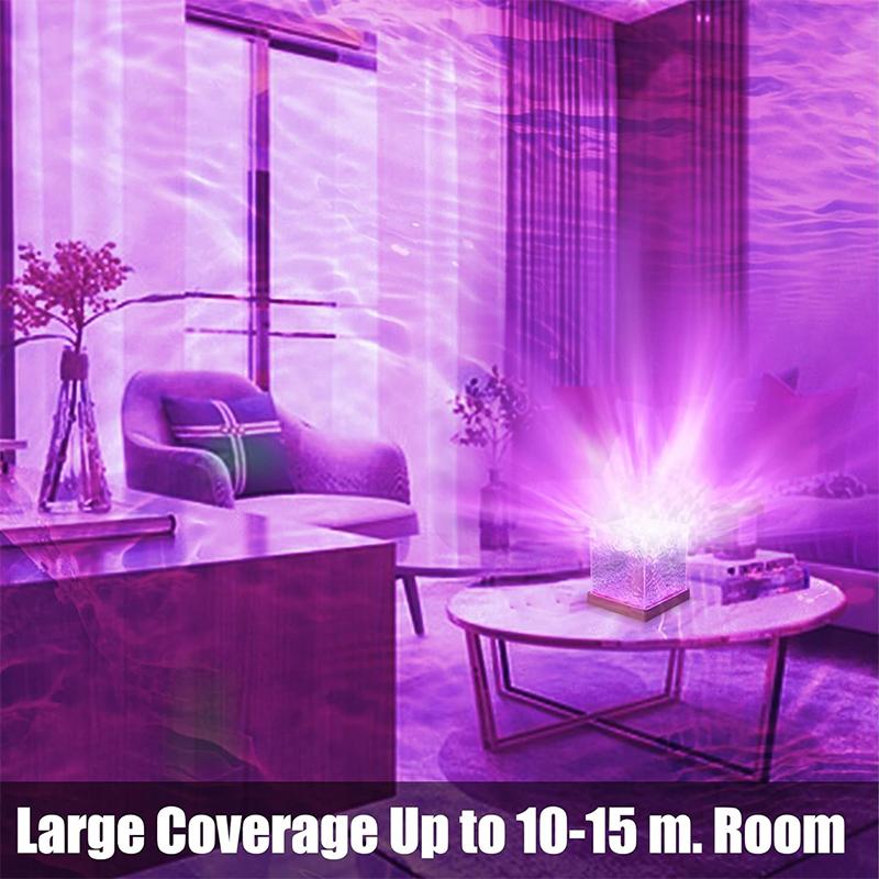 Проектор Ocean Wave Light 16 цветов Midnight Aura Aurora Glow Lamp Home Office Bar Restaurant Подводный проектор Night Light