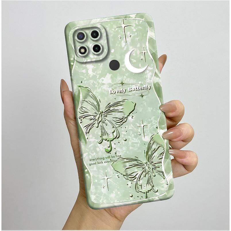 Phone Cases For Xiaomi Redmi 9C NFC 10A Fashion Butterfly Flowers Soft Silicone Back Cover For Redmi 9C Shockproof Coques Fundas