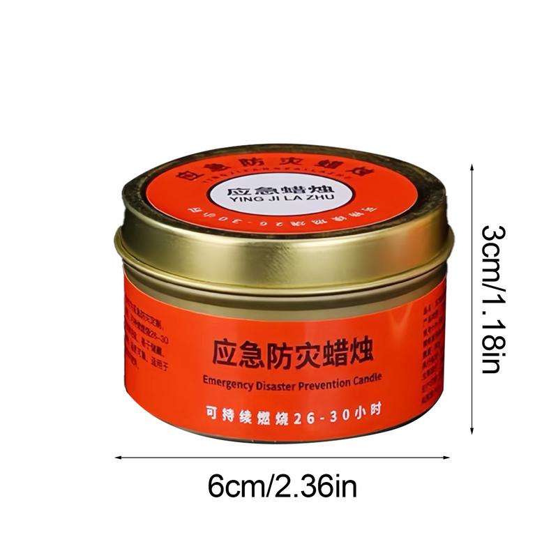 Windproof Candles 30 Hour Light Long Lasting Survival Candle Safe Emergency Disaster Candles Drop-proof For Home Camping outdoor