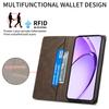 Для Xiaomi Redmi 15 5G (Глобальный) (169 мм) Чехол-кошелек с RFID-блокировкой, из искусственной кожи, чехол для телефона