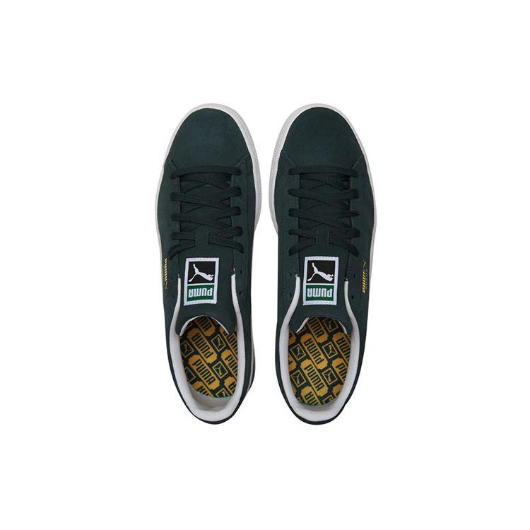 Puma Suede Classic 21 Green Gables Men Sneakers White 374915-16