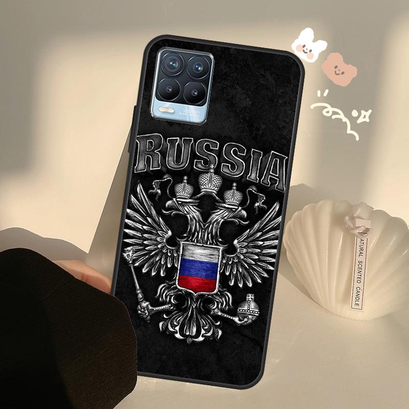 Эмблема российского флага для Realme GT Neo 2 3 Master 9i 8i 8 9 Pro Plus Чехол для OnePlus 10 Pro 9 9R Nord2 Чехол