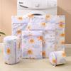Набор сетчатых мешков для стирки деликатных тканей с принтом – цилиндрические мешки для стирки бюстгальтеров и одежды