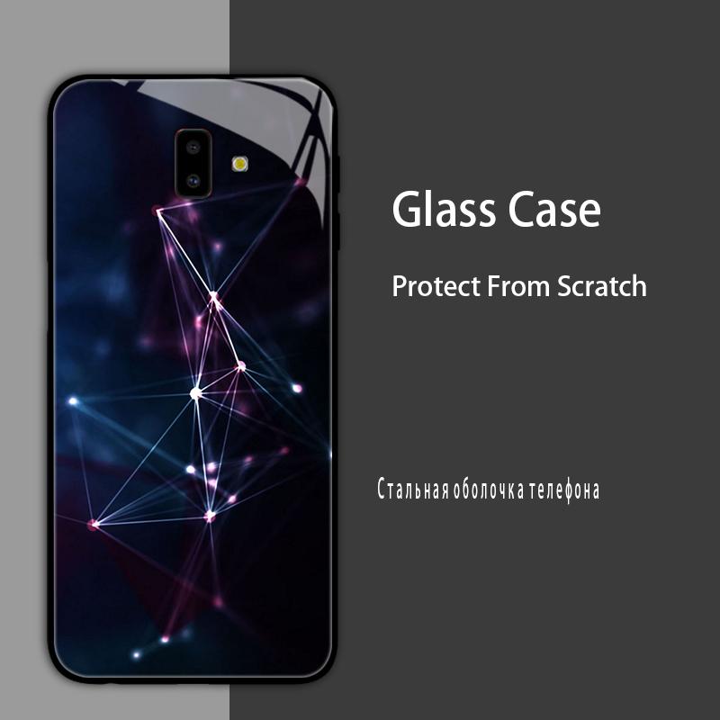 Для Samsung J6 J6+ 2018 Чехол Защитный Чехол из Закаленного Стекла Жесткий Ударопрочный Чехол Бампер Для Samsung J4 Plus j7 2017 Защитный Чехол