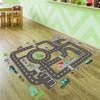 Educational Toy Self-adhesive Car Road Games Traffic Map Stickers Parking Lot Signs Cartoon Pattern