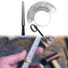 Ring Sizer Finger Sizing Measure Sturdy Jewelers Tool Jewelry Making Measurement Gauge