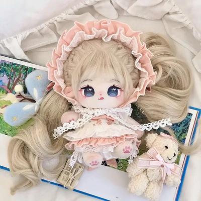 20 см Милая хлопковая кукла Голая кукла-младенец Одевается Детская одежда Мягкий костюм Мягкая игрушка Куклы Коллекция Подарок