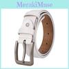 Vintage Mens Style Genuine Leather Waist Belt Metal Pin Buckle Jeans Belt