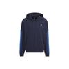 Contrast Stripe Sports Hoodie Men Tops Ink-Blue HC9965