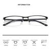 3Pcs Men'S Business Reading Glasses Metal Half-Frame Men Women Fashion Presbyopic Eyeglasses Hyperopia Anti Blue Light Eyewear