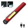 Multifunctional 4 in 1 LED Pen Flashlight (UV/LED/COB/Laser) Type-C Rechargeable Medical Mini Torch Pen Clip Repair Work Lantern