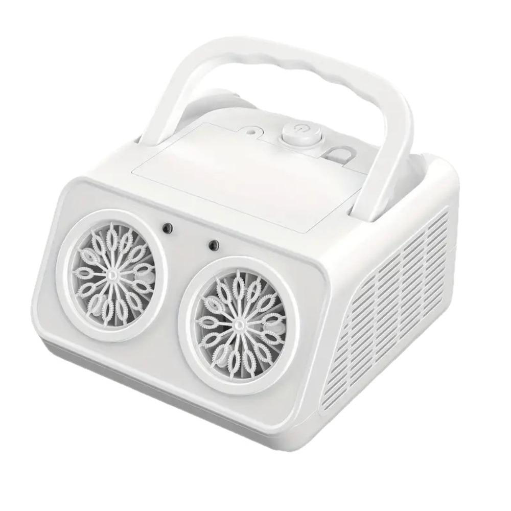 С 2 вентиляторами Электрическая игрушка для выдувания пузырей 26 отверстий Модернизированная машина для выдувания пузырей Уличная игрушка