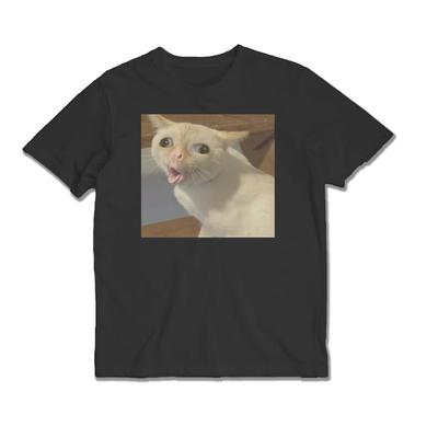 Рвотная Кошка Мем Кашляющая Кошка Мем Футболка Высунувшая Язык Кошка Мем Смешная Кошка Мем Футболка Смешная Смешная Повседневная Уличная Одежда