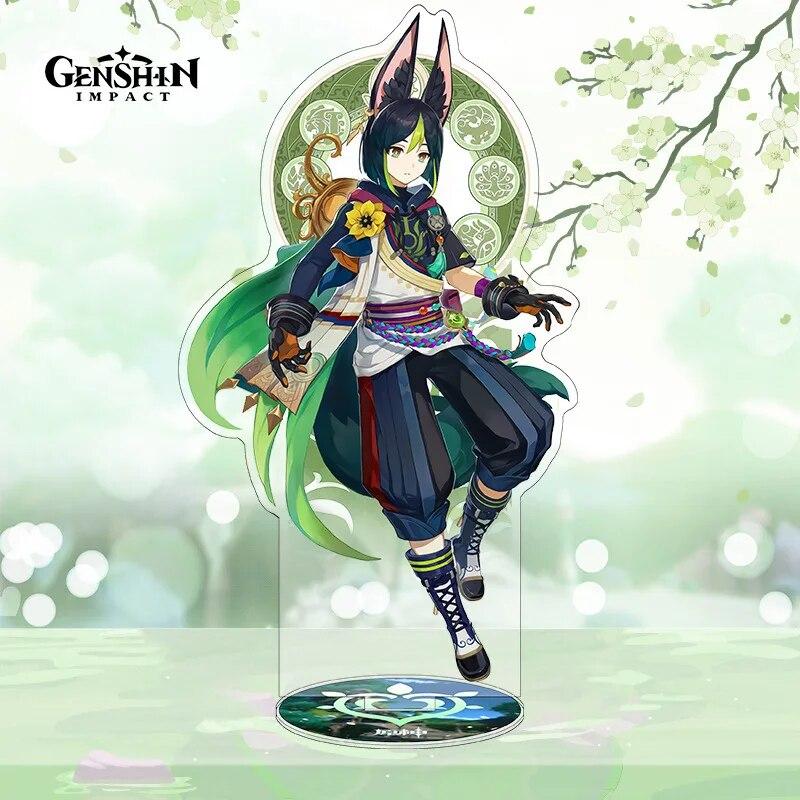 Аниме Genshin Impact, новые игровые фигурки Neuvillette Wriothesley Furina, акриловая стоячая модель знака, изысканный декор для стола, реквизит