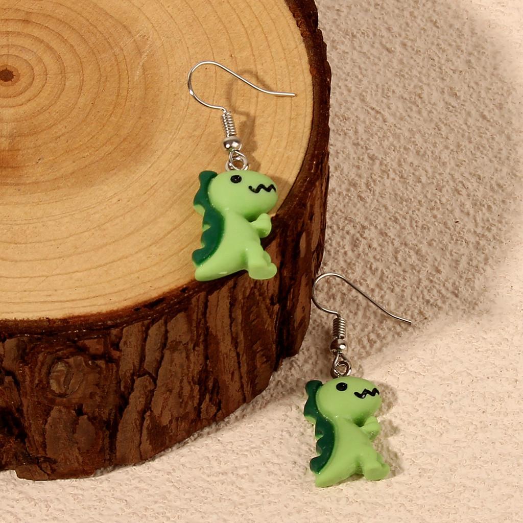 Animal Shape Dinosaur Earrings With Handcrafted Art For Women Jewelry Casual