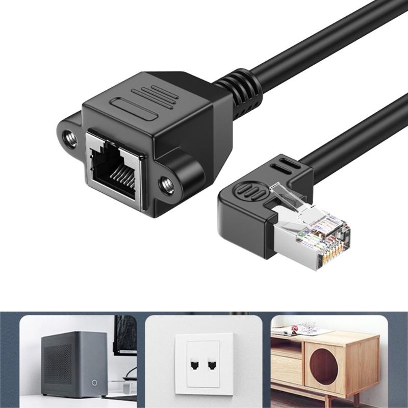 Кабель-удлинитель Cat5 Папа-Мама Поддержка стандарта Cat5 Шнур RJ45 Соединение Папа-Мама