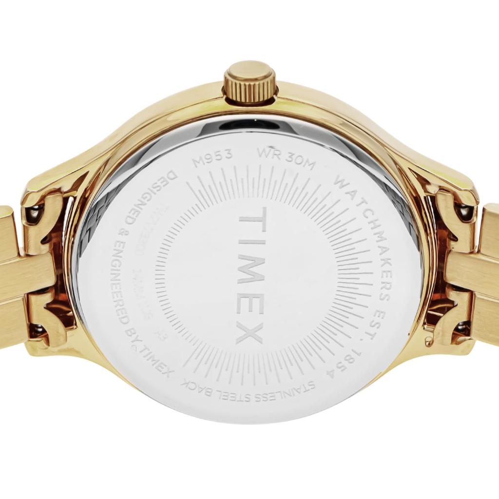 [TIMEX] Часы Peyton White Dial Brass Mineral Glass Quartz 36MM America Watch TW2V23300 Womens Gold