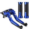CNC Aluminum Brake Clutch Lever Perch With Grip Cover Suzuki GSX-R 600 750 1000 Motorcycle Upgrade