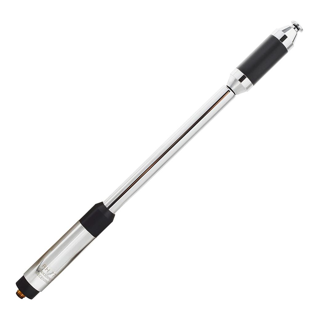 Band Compatible Handy Rod Antenna SMAJ Type 11 Stage Telescopic Wireless Antenna Compatible with for 144/430MHz VHF/UHF YAESU/KENWOOD/BAOFENG