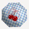 1pc Cherries, Bow Automatic Open/Close Umbrella, Lightweight for Women/Men, Perfect Gift - for Everyday or Holiday Eventsyy251127063