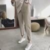 Harem Pants Autumn and Winter Women Thick Pants High Waist Ankle-length Pants Female Loose Casual Straight Suit Pants