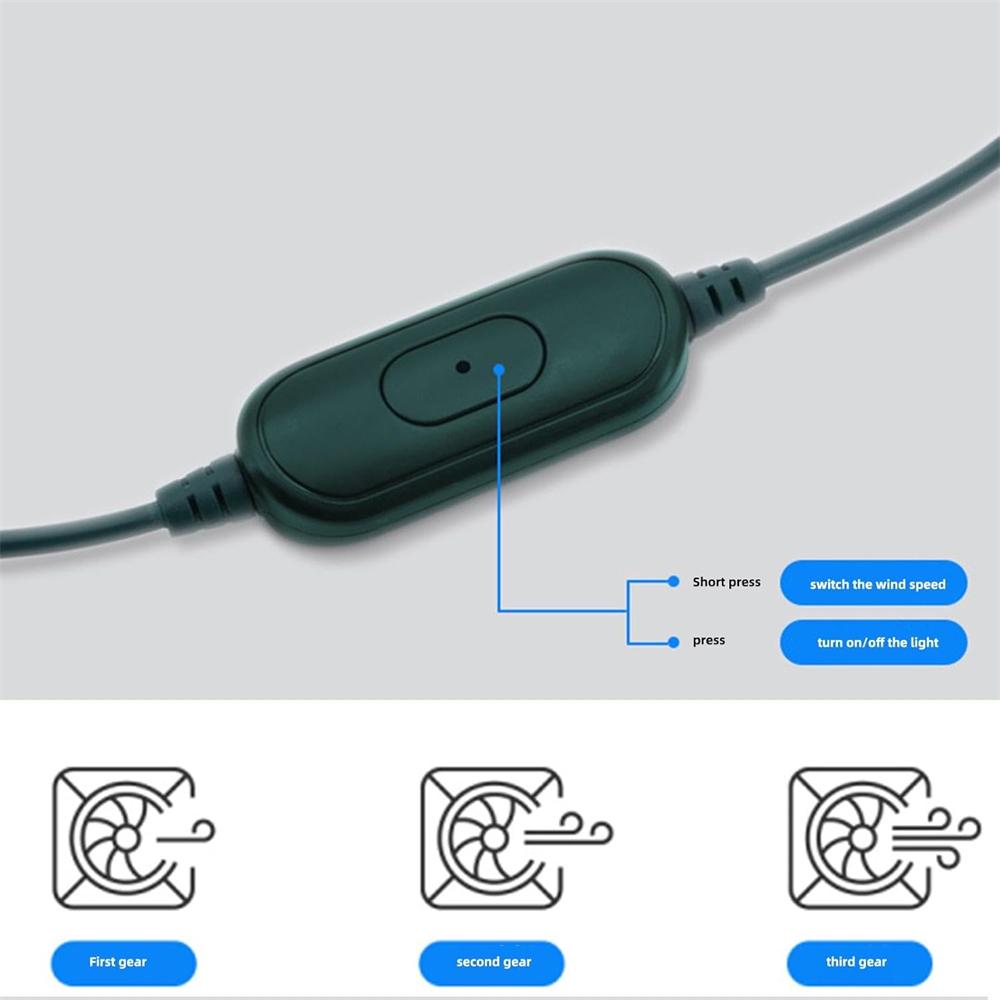 Автомобильный вентилятор охлаждения с низким уровнем шума USB-автомобильный вентилятор Электрический вентилятор для автомобильного кондиционера