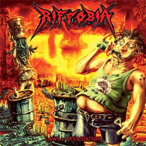 CD RIFFOBIA - Законы Разрушения SPR Афины Трэш A 2013 Греция Рок Б/У