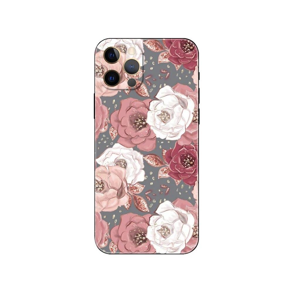 Чехол для телефона с растением и цветком для iPhone Samsung Galaxy Redmi Xiaomi Oppo OnePlus Note SA 7 8 9 10 11 12 13 14 20 21 22 23 53 54 Pro Max Ultra TPU Soft