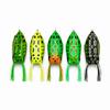 5PCS 5.5cm 12g Frog Crankbait Lures PVC Fishing Baits Durable Topwater Frog Lures  For Snakehead