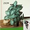 Green Artificial Water Plants 25CM Tall Reptile Climbing Plant Leaves Habitat Decor  Fish Tank