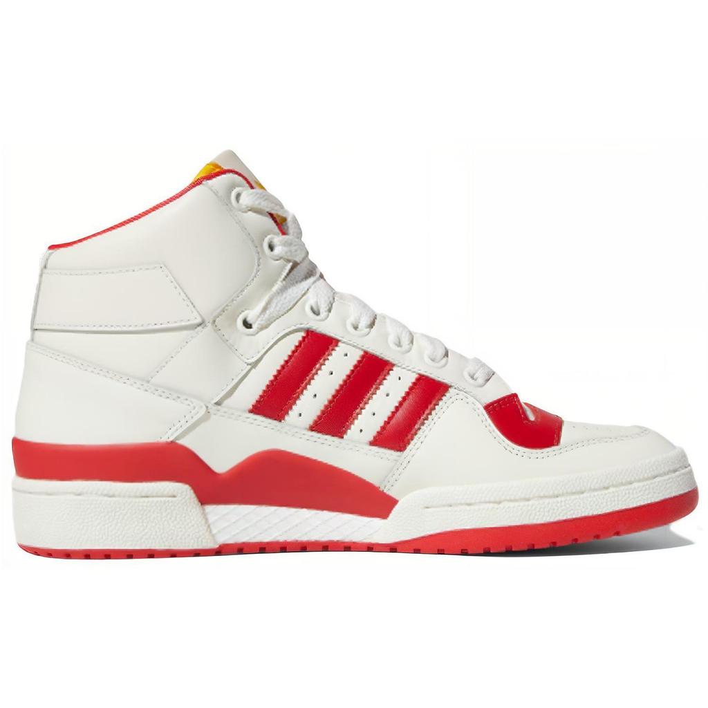 adidas Оригинальные FORUM Mid Rs Xl Высокие Кеды для Скейтбординга Мужские Бежевый Белый Красный G28153