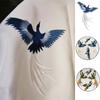 4Pcs/Set Blue Phoenix DIY Cloth Applique Cheongsam Animal Embroidered Chinese Style Embroidery Patch