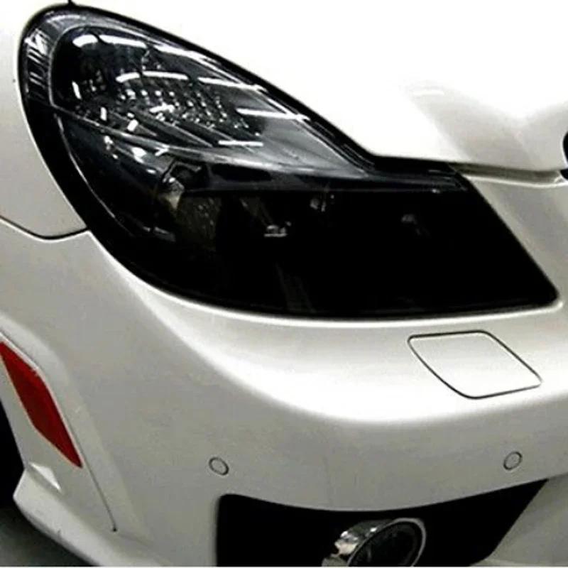 Auto Car Headlight Rear Light Color Glossy Black Lamp Glitter Smoke Tint Film Wrap Vinyl Sticker Styling Accessories