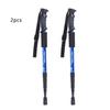 Алюминиевый сплав 6061 Четырехсторонний прямой фиксатор кабины Телескопический с амортизацией трость костыли 2 шт.