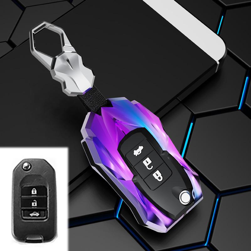 Чехол-брелок из цинкового сплава для автомобильного ключа Honda CivIc HRV CRV XRV Crider Odyssey Fit Freed 2015 - 2018