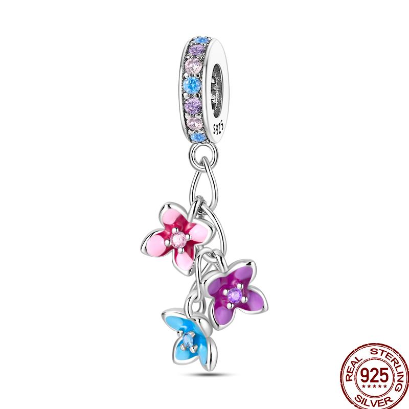 Медные пружинные бусины-подвески серии «Насекомые-бабочки», подарок, подходят для оригинального браслета 3 мм, сделай сам, на день рождения