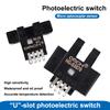 Миниатюрный фотоэлектрический переключатель U-образного типа HG-SX670/671R/672/673R/674 с оптопарным датчиком и кабелем NPN