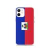 Coque iPhone - PIXELFORMA - iPhone 12 - Drapeau d'Haiti - Silicone Souple - Protection Complète