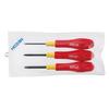 HOZAN Interchangeable Screwdriver Set, Ideal for Car Tools, Value Pack of 3, Includes Chuck Case, D-44