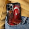 Turkey Flag Soft Phone Case for iPhone 17 Air 16e Pro max 15 Pro 13 14 Plus 11 12 MagSafe Magnetic Coque