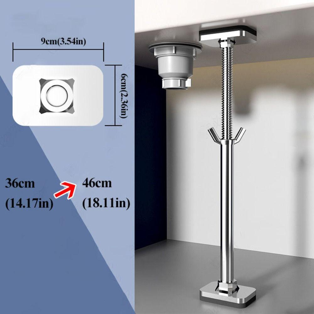 Telescopic Undermount Sink Support Adjustable Kitchen Sink Bracket Bottom Installation