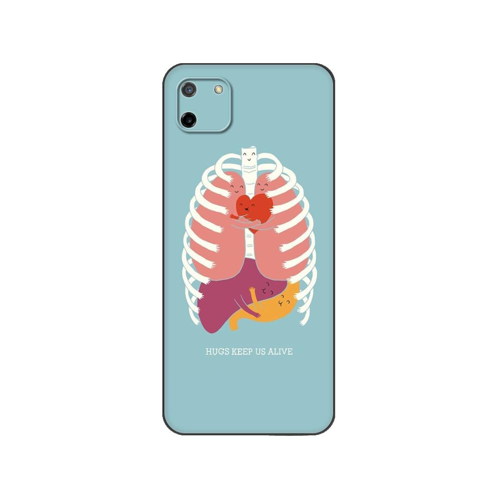 Черный чехол из ТПУ для OPPO Realme C11 2020 2021 C20 C21 C21Y C25Y задняя крышка медсестра медицинская медицина