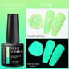 MEET ACROSS 7ml Glow-in-dark Candy Gel Nail Polish Soak Off Luminous Neon UV Led Gel Varnish DIY Manicure For Nails Design